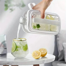 Load image into Gallery viewer, 2-in-1 Portable Ice Ball Maker Kettle With 17 Grids Flat Body Lid Cooling Ice Pop/Cube Molds
