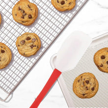 Load image into Gallery viewer, 2-in-1 Silicone One Tablespoon Cookie Scoop and Spatula to Stir, Fold, Scrape
