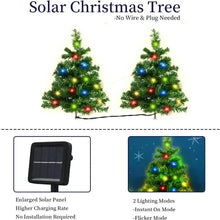Load image into Gallery viewer, 2-in-1 Solar Christmas Tree Lawn Light
