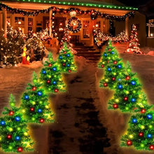 Load image into Gallery viewer, 2-in-1 Solar Christmas Tree Lawn Light
