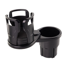 Load image into Gallery viewer, 2 In 1 Vehicle-mounted Slip-proof Cup Holder 360 Degree Rotating Water Car Cup Holder Multifunctional Dual Holder Car Cup Holder, Multifunction Car Drink Holder Adapter, Mount Extender with 360° Rotating Adjustable Base Auto Accessory
