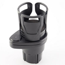 Load image into Gallery viewer, 2 In 1 Vehicle-mounted Slip-proof Cup Holder 360 Degree Rotating Water Car Cup Holder Multifunctional Dual Holder Car Cup Holder, Multifunction Car Drink Holder Adapter, Mount Extender with 360° Rotating Adjustable Base Auto Accessory
