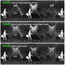 Load image into Gallery viewer, 2-Pack: 100-LED Solar Powered Motion Sensor Lights With 270° Wide Angle
