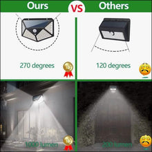 Load image into Gallery viewer, 2-Pack: 100-LED Solar Powered Motion Sensor Lights With 270° Wide Angle

