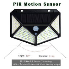 Load image into Gallery viewer, 2-Pack: 100-LED Solar Powered Motion Sensor Lights With 270° Wide Angle
