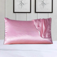 Load image into Gallery viewer, 2-Pack 100% Silk Pillow Cover With Trim
