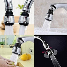 Load image into Gallery viewer, 2-Pack: 360 Degree Swivel Faucet Aerator Deluxe Water Saving Faucet Sprayer
