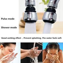 Load image into Gallery viewer, 2-Pack: 360 Degree Swivel Faucet Aerator Deluxe Water Saving Faucet Sprayer
