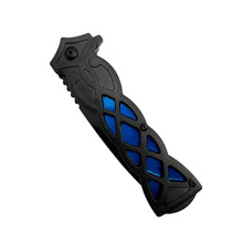Load image into Gallery viewer, 2-Pack: 3.75" Weave Pattern Knife with ABS Handle
