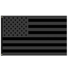 Load image into Gallery viewer, 2-Pack: 3X5 Ft. All Black American Flag
