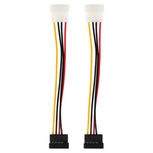 Load image into Gallery viewer, 2-Pack: 4 Pin Male To 15Pin Female Data Cable Adapter
