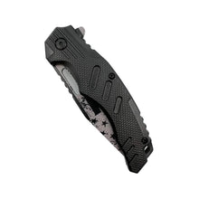 Load image into Gallery viewer, 2-Pack: 4.75" American Flag Tanto Blade with ABS Handle
