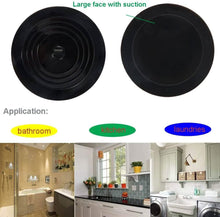 Load image into Gallery viewer, 2-Pack: 6" Large Silicone Drain Plug Hair Stopper Flat Suction Cover
