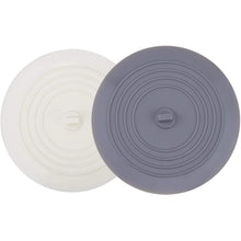 Load image into Gallery viewer, 2-Pack: 6" Large Silicone Drain Plug Hair Stopper Flat Suction Cover
