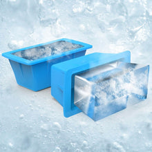 Load image into Gallery viewer, 2-Pack: 6.6 lbs. Silicone Freezer Ice Block Molds
