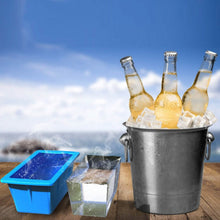 Load image into Gallery viewer, 2-Pack: 6.6 lbs. Silicone Freezer Ice Block Molds
