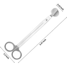 Load image into Gallery viewer, 2-Pack: CHEFBEE Polished Stainless Steel Candle Wick Clipper
