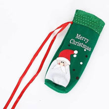 Load image into Gallery viewer, 2-Pack: Christmas Decorations Red Wine Bag
