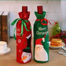 Load image into Gallery viewer, 2-Pack: Christmas Decorations Red Wine Bag
