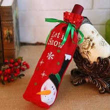 Load image into Gallery viewer, 2-Pack: Christmas Decorations Red Wine Bag
