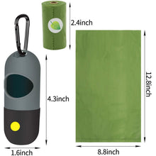 Load image into Gallery viewer, 2-Pack: Dog Poop Bag Dispenser with Built-in LED Flashlight
