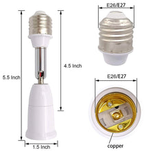 Load image into Gallery viewer, 2-Pack: E26/E27 Lamp Holder Extender
