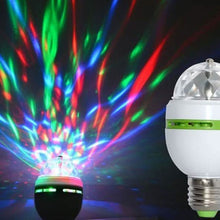 Load image into Gallery viewer, 2-Pack: E27 3W Auto Rotating RGB LED Stage Light
