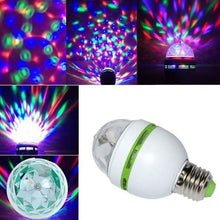 Load image into Gallery viewer, 2-Pack: E27 3W Auto Rotating RGB LED Stage Light

