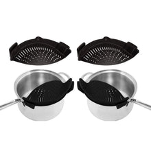 Load image into Gallery viewer, 2-Pack: Easy Snap On Heat Resistance Silicone Kitchen Strainer
