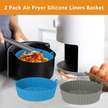 Load image into Gallery viewer, 2-Pack: Foldable Silicone Air Fryer Liner
