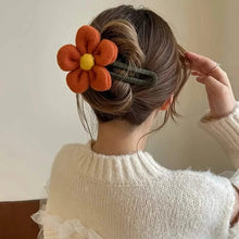 Load image into Gallery viewer, 2-Pack: Gorgeous Plush Flower Hairpin

