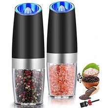 Load image into Gallery viewer, 2-Pack: Gravity Electric Salt Pepper Grinder
