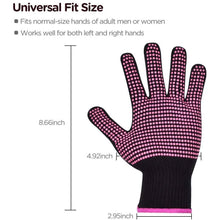 Load image into Gallery viewer, 2-Pack: Heat Resistant Gloves with Silicone Bumps
