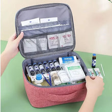 Load image into Gallery viewer, 2-Pack: Household Medical Storage Bag with Outdoor Camping First Aid Kit Pill Case
