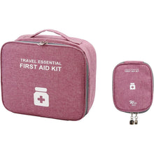 Load image into Gallery viewer, 2-Pack: Household Medical Storage Bag with Outdoor Camping First Aid Kit Pill Case
