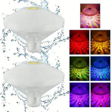 Load image into Gallery viewer, 2-Pack: LED Color Changing Floating Pool Lights with 8 Modes Lighting

