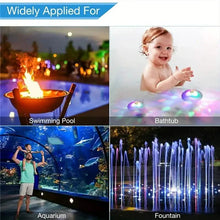 Load image into Gallery viewer, 2-Pack: LED Color Changing Floating Pool Lights with 8 Modes Lighting
