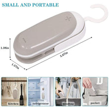 Load image into Gallery viewer, 2-Pack: Mempedont Mini Bag Sealer - Heat Sealer for Plastic Bags
