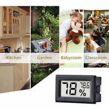 Load image into Gallery viewer, 2-Pack: Mini Digital Hygrometer Gauge Indoor Thermometer
