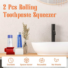 Load image into Gallery viewer, 2-Pack: Rolling Tube Toothpaste Squeezer Dispenser
