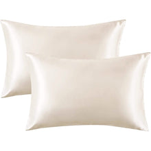 Load image into Gallery viewer, 2-Pack: Satin Pillowcases with Envelope Closure
