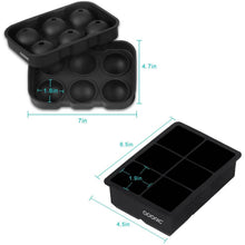 Load image into Gallery viewer, 2-Pack Set: Adoric Life Silicone Ice Cube Molds
