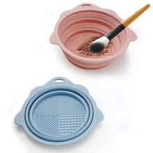 Load image into Gallery viewer, 2-Pack: Silicone Foldable Makeup Brush Cleaning Pad
