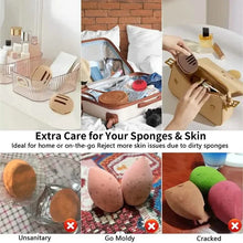 Load image into Gallery viewer, 2-Pack: Silicone Makeup Sponge Holder Case
