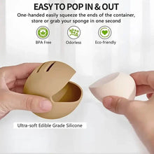 Load image into Gallery viewer, 2-Pack: Silicone Makeup Sponge Holder Case
