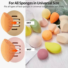 Load image into Gallery viewer, 2-Pack: Silicone Makeup Sponge Holder Case
