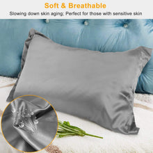 Load image into Gallery viewer, 2-Pack: Soft Silky Satin Pillow Case

