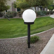 Load image into Gallery viewer, 2-Pack: Solar LED Globe Powered Garden Light
