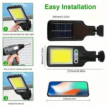 Load image into Gallery viewer, 2-Pack: Solar Outdoor Security Street Lighting, 3 Modes With Wireless Motion Sensing and Remote Control
