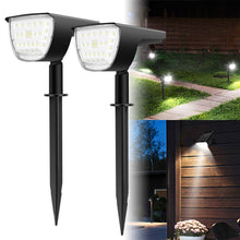 Load image into Gallery viewer, 2-Pack: Solarek 32 LEDs Solar Landscape Spotlights
